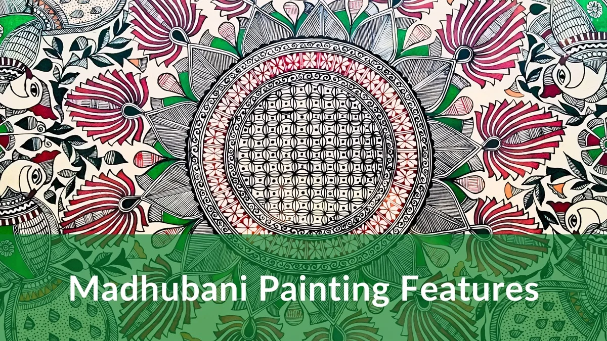 madhubani painting unique features