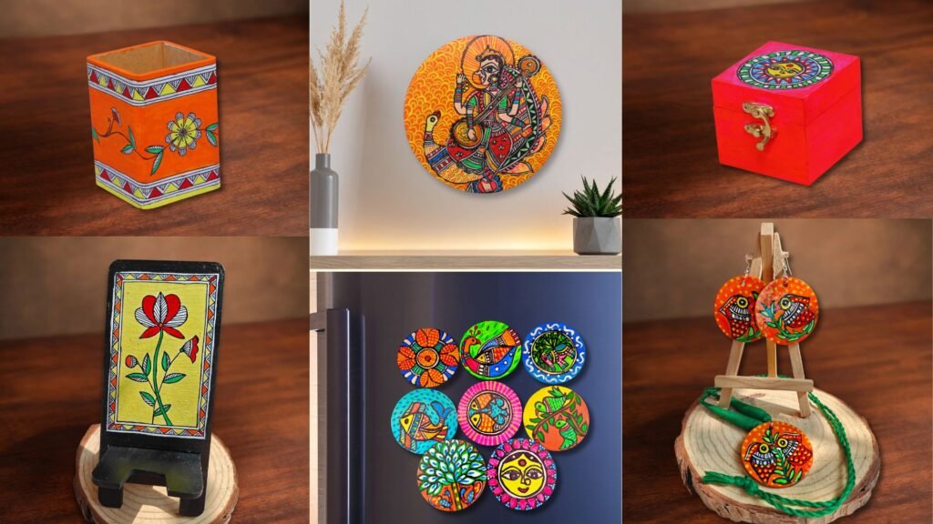 handpainted folk art women's day gift ideas under 500