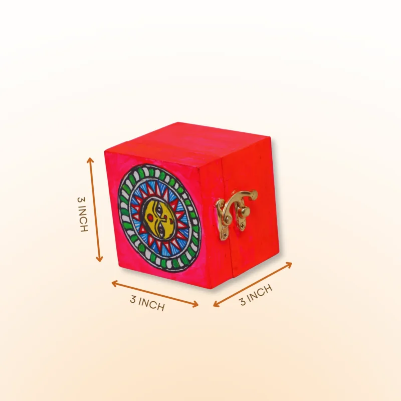 handpainted keepsake box for small items