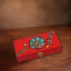 madhubani dancing peacock decorative gift box