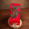madhubani handpainted phone stand for desk