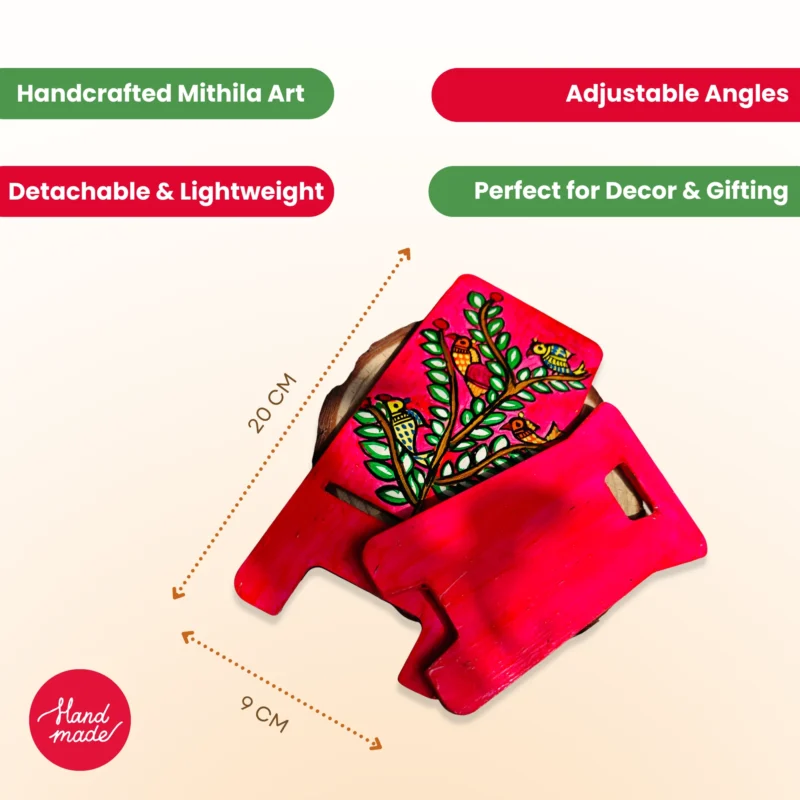 madhubani mobile stand for desk