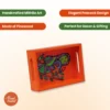 mini serving tray madhubani painting