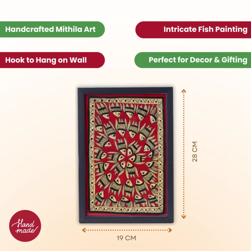 school of fish madhubani painting