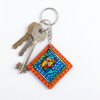 madhubani fish keychain bag charm