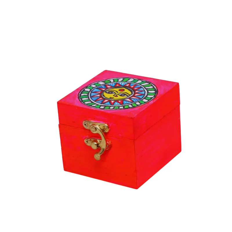 madhubani goddess keepsake box