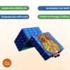 madhubani owl blue keepsake box