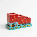 madhubani-fish-red-and-blue-multipurpose-organizer-set-of-7