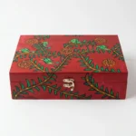 Madhubani Birds on Branch Jewellery Organizer Box
