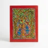 madhubani peacock wall art two peacocks on tree handpainted mdf