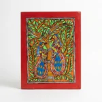 madhubani peacock wall art two peacocks on tree handpainted mdf