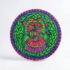 madhubani bird wall plate decor