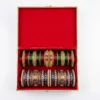 madhubani bride bangle box with bangles