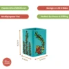 madhubani fish pen stand with aquatic motifs and size specifications