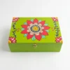 madhubani lotus bangle box for brides