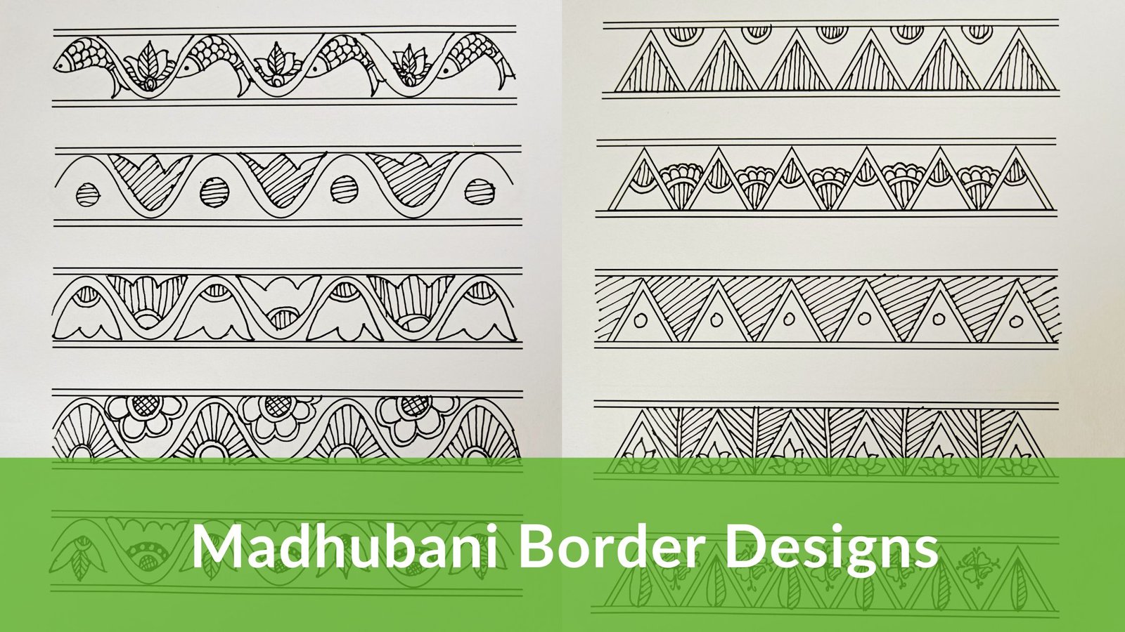 madhubani painting border designs